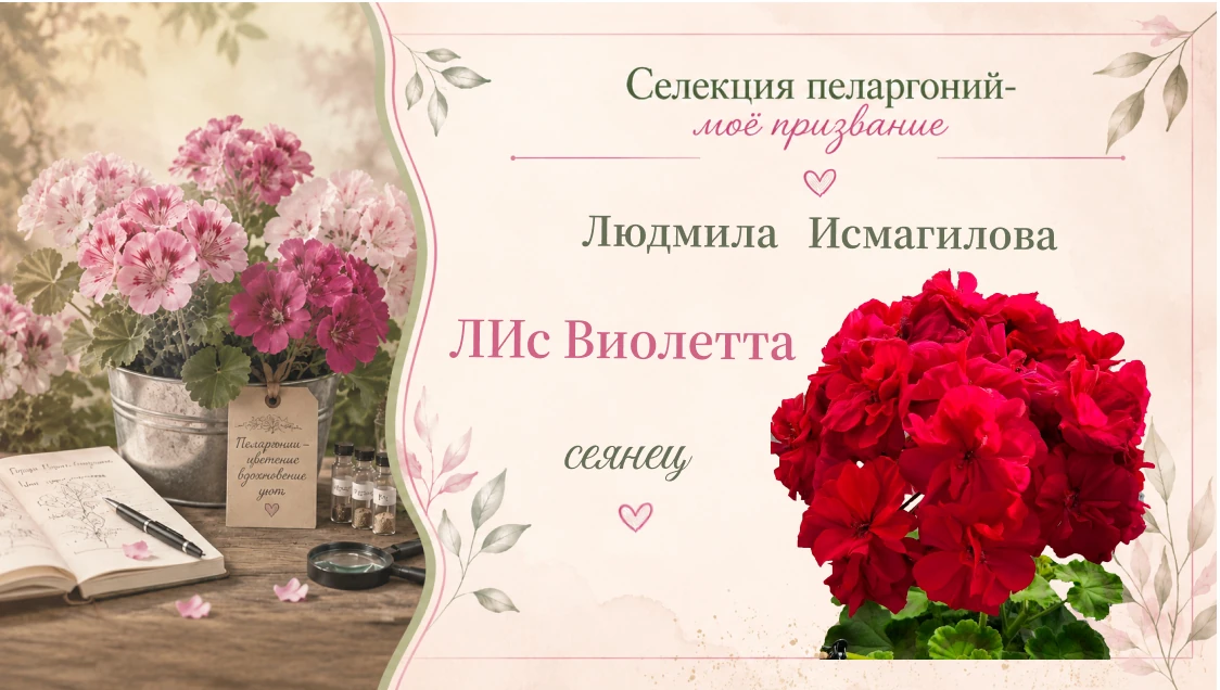 Лис Виолетта сеянец Людмилы Исмагиловой